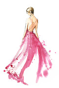 Pretty In Pink 02 Painting by Miki De Goodaboom