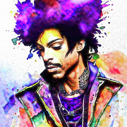 Prince Painting by Tina LeCour