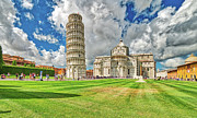 Public square of miracle in Pisa Photograph by Vivida Photo PC