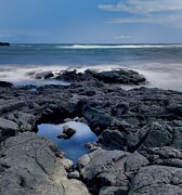 Punaluu Black Sand Beach Photograph by Carolyn Mickulas