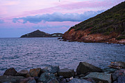 Purple Sunset over Saint Thomas from Sapphire Beach Saint Thomas Photograph by Toby McGuire