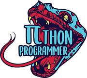 Python Programmer Funny Snake Math Pun Digital Art by Jacob Zelazny