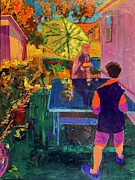 Quality time  Painting by Ray Khalife
