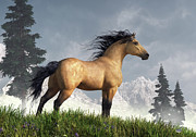 Quarter Horse Digital Art by Daniel Eskridge