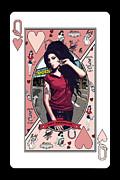 Queen Amy Winehouse Digital Art by Bo Kev