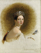 Queen Victoria 1838 Painting by Thomas Sully