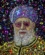 Rabbi Ovadia Painting by Yom Tov Blumenthal