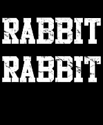 Rabbit Rabbit Digital Art by Flippin Sweet Gear