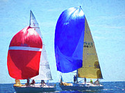 Race To The Finish Digital Art by Deb Bryce