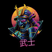 Rad Samurai Digital Art by Vincent Trinidad