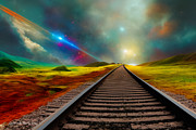 Railway to Heaven Digital Art by Cindy's Creative Corner