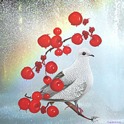 Rainbow Dove Digital Art by Cindy's Creative Corner Rainbow Dove Digital Art by Cindy's Creative Corner