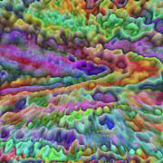 Rainbow Mountains Digital Art by Diane Parnell Rainbow Mountains Digital Art by Diane Parnell