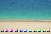 Rainbow Umbrellas Photograph by Alexios Ntounas
