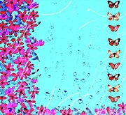 Raining Butterflies Digital Art by Cherry Vercher