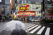 Rainy Crosswalk - Shinjuku Tokyo Photograph by Matthias Hauser