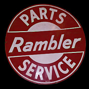 Rambler service vintage sign Photograph by Flees Photos
