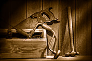 Ranch Tools - Sepia Photograph by American West Legend Ranch Tools - Sepia Photograph by American West Legend