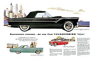 Rare 1955 Thunderbird Ad Photograph by Ron Long