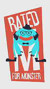 Rated M For Monster Gift Idea Digital Art by Jeff Creation