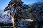 Raven Digital Art by Lisa Yount