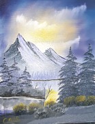 Ravens Lake Painting by Brian Cook