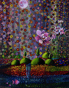 Rays of Violet Painting by Mindy Huntress