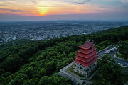 Reading Pagoda at Dusk Photograph by Alexa Freyman