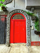 Red Door Photograph by Leslie Brashear