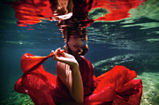 Red Jellyfish Photograph by Gemma Silvestre