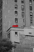 Red Parasol NYC Photograph by Richard Reeve