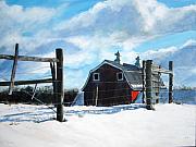 Red White And Blue Painting by William Brody