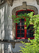 Red Window Photograph by Leslie Brashear