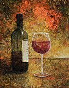 Red Wine Painting by Darice Machel McGuire