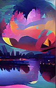 RedSkyNight Digital Art by Rod Turner