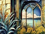 Reflected Bay Digital Art by Eris And AI Reflected Bay Digital Art by Eris And AI