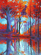 Reflections of Love Palette Knife Artwork Digital Art by Patricia Awapara