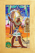 Reshpu Lord of Might Mixed Media by Ptahmassu Nofra-Uaa