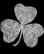 Retro Distressed Shamrock Digital Art by Flippin Sweet Gear