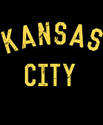 Retro Kansas City KC Digital Art by Flippin Sweet Gear