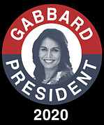 Retro Tulsi Gabbard for President 2020 Digital Art by Flippin Sweet Gear