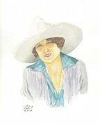 Retro_Vera McGinnis Painting by Carla E