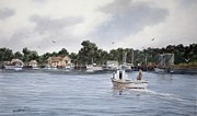Returning to Onancock Painting by Willie Crockett