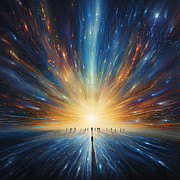 Reunion in the Light Painting by Lourry Legarde