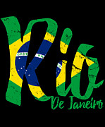 Rio De Janeiro Brasil Digital Art by Flippin Sweet Gear