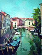 Rio di San Lorenzo Painting by Filip Mihail
