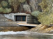 Riverside Hideaway Digital Art by Eris And AI Riverside Hideaway Digital Art by Eris And AI