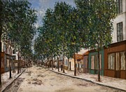 Road to Puteaux - Maurice Utrillo Digital Art by Samuel HUYNH