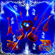Rock And Roll Heaven Digital Art by Michael Damiani