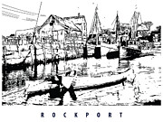 Rockport, New England, MA Digital Art by Long Shot